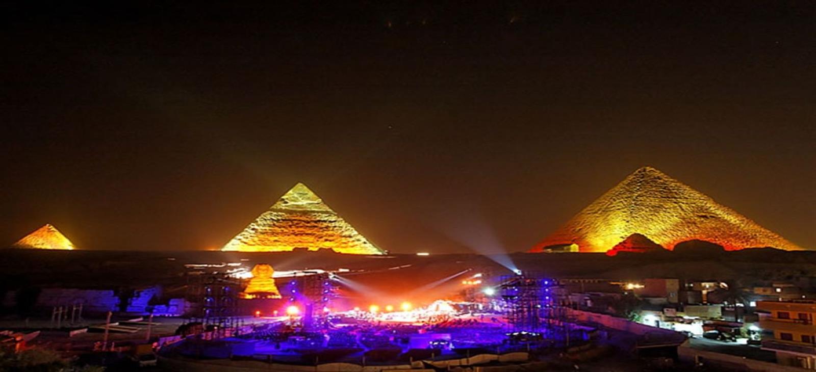 sound and light pyramids